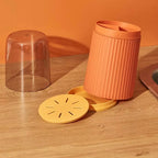 3-Grid Tableware Drying Holder with Lid – Kitchen Cutlery Storage Rack for Chopsticks, Spoons & Utensils