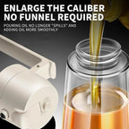 2-in-1 Glass Oil Dispenser & Spray Bottle – Refillable Oil & Vinegar Container for Cooking, BBQ, Air Fryer & Baking