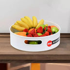 360° Rotating Kitchen Storage Tray – Non-Slip Lazy Susan Organizer for Spices, Snacks & Bathroom Essentials